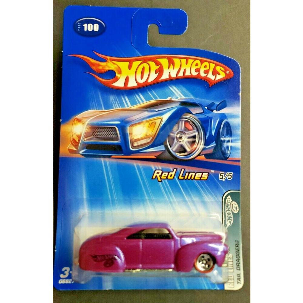 2005 - Red Line Tail Dragger Hot Wheels Purple 100 5 of 5 W7